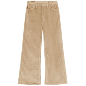 Dondup Amber Velvet Bukser, Sand